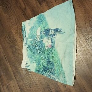 Somewhere. All Over Picture Print Mini Skater Skirt A32